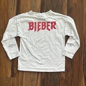 Justin Bieber Purpose World Tour Youth Shirt Size 7
